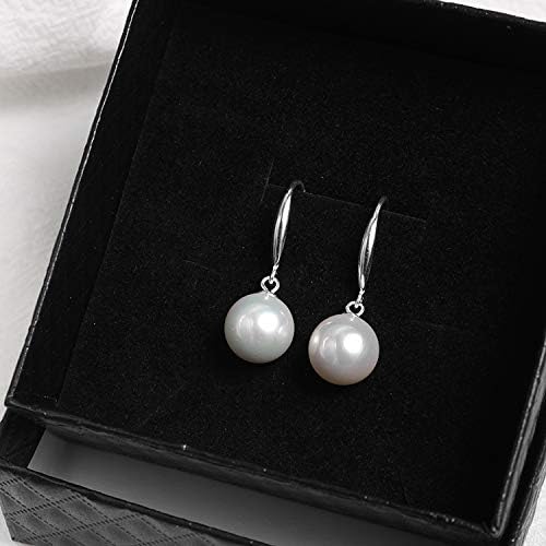 10mm Ocean Pearl Dangle Earrings Natural Shell Beads Drop Earrings Fashion Jewelry for Women