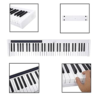 YUTRD ZCJUX Piano numérique USB Keyboard Musical 61 Keys Contrôleur MIDI ELECTRONY Piano Instrument Professional for… - Les Beatles, Paul McCartney, John Lennon, RIngo Starr, George Harrison YUTRD ZCJUX Piano numérique USB Keyboard Musical 61 Keys Contrôleur MIDI ELECTRONY Piano Instrument Professional for… – Image 5