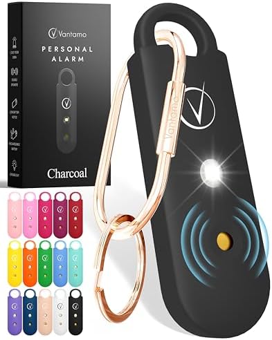 Vantamo Personal Alarm for Self Defense with Low Battery Notice, ...