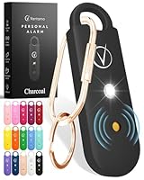 Vantamo Taschenalarm Extra Laut 130dB Mit 2 Lautsprechern Für Selbstverteidigung Frauen, Hell Taschenlampe & Batteriewarnung, Alarm Für Frauen Unterwegs Mit Schlüsselanhänger