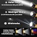 MAYTHANK Led Taschenlampe Extrem Hell USB C Aufladbar mit Laterne, Groß Metall Handscheinwerfer mit Grosse Batterie 10000mah, Akku Handlampe Flashlight Stark,mit Griff Tragegurt