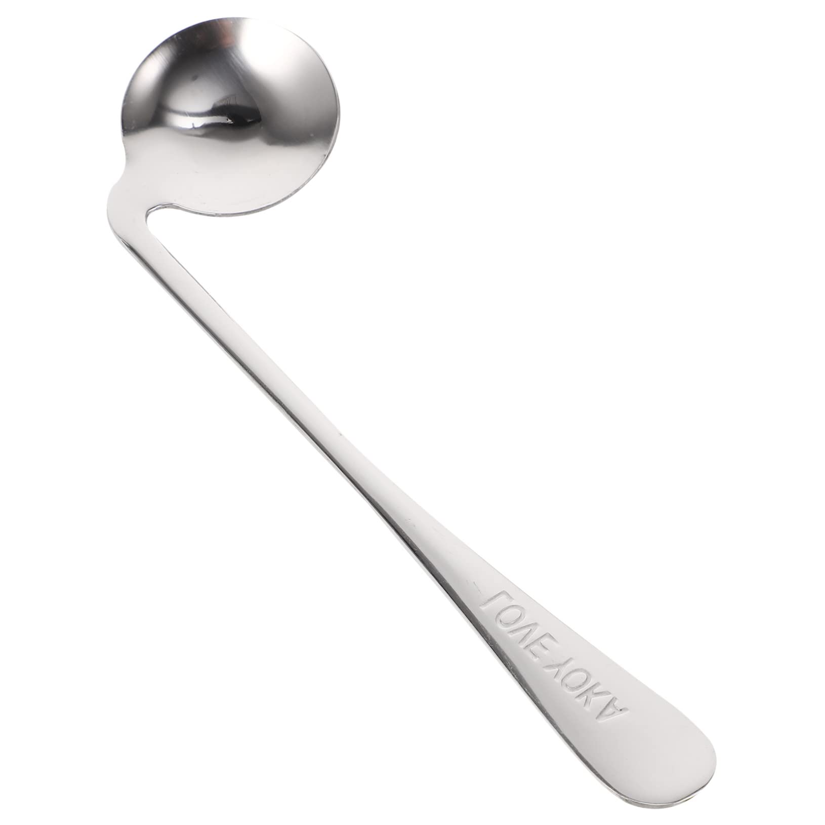 BCOATH Curved Spoon Fork Set Angled Silverware for Disabled Kitchen Spoons for Cooking