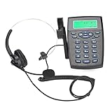 aqxreight HT820 Call Center Wired Telephone Headset with Omnidirectional Microphone Headset for Office Home Excellent Sound and Ringtone Earphone Microphone Equipped Phone is Improve