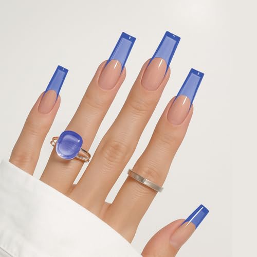 Esmalte en gel KIARA SKY Jelly Tints 15ml Azul profundo miniatura 2