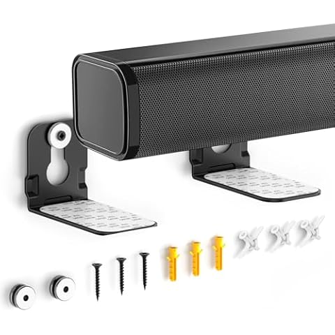 Heavy-Duty Soundbar Wall Mount Bracket Cover