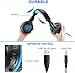 YINSAN Gaming Headset for PS5 PS4 Xbox Series X/S Nintendo Switch Xbox One PC, Wired Gaming Headphones with Stereo Surround Sound Noise Cancelling Mic One-key Mute Button, Blue - LED Lights YINSAN Gaming Headset for PS5 PS4 Xbox Series X/S Nintendo Switch Xbox One PC, Wired Gaming Headphones with Stereo Surround Sound Noise Cancelling Mic One-key Mute Button, Blue - LED Lights