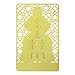Feng Shui Sun Wu Kong Longevity & Good Health Gold Amulet Card