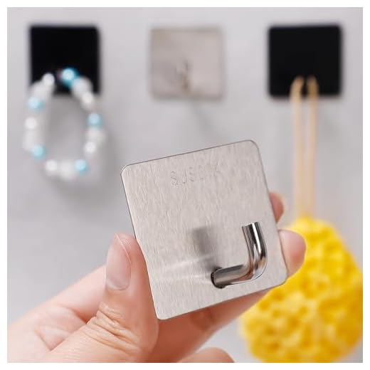 Silver Color Stainless Steel Elephant Trunk Shape Wall Hooks Multipurpose No Punch Self Adhesive Key Towel Holder Home Organizer