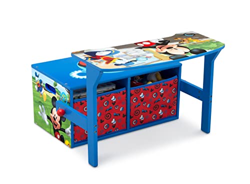 Delta Children Kids Convertible Activity Bench - Greenguard Gold Certified, Disney Mickey Mouse - image 7