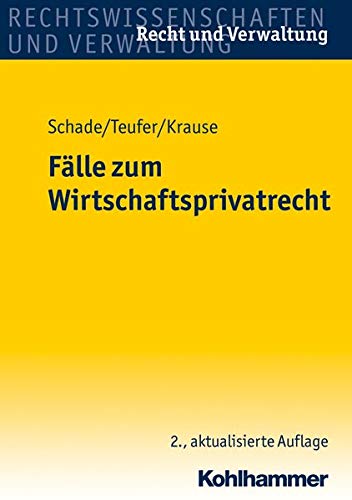Fälle zum Wirtschaftsprivatrecht (Recht und Verwaltung) Fälle zum Wirtschaftsprivatrecht (Recht und Verwaltung)