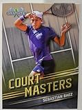 Sebastian Baez tennis trading Card (Angentina Tennis Champion) 2024 Topps Graphite Chrome Court Masters #SMSB