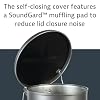 Justrite 6 Gallon Galvanized Steel Oily Waste Can, 16 x 12 Metal Oil Rag Safety Can with Quiet Foot Operated Self-Closing Lid for Oil Rag Disposal, Made in The USA, Silver, 09104
