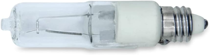 Technical Precision Replacement for Feit Electric 120v 50w E11 Light Bulb JDE11 120V 50W T4 Halogen Bulb - E11 Base - Clear Finish - 1 Pack