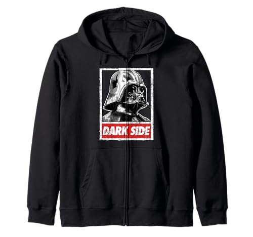 Star Wars Darth Vader Dark Side Profile Zip Hoodie