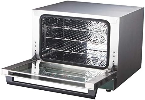 Amazon.com: Winco ECO-250, 0,8 Cu.Ft Quarter-Size Convection Oven,  120V~60Hz, 1440W, 12A, ETL, Dual-Pane Tempered Glass, Quiet Convection Oven  : Hogar y Cocina