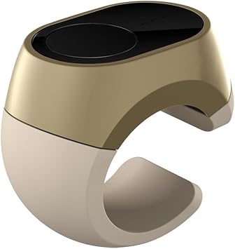Bluetooth Remote Control Scrolling Ring for TikTok, Camera, Page Turner Remote - for iPhone, iPad, Tablet, iOS and Android - Gold