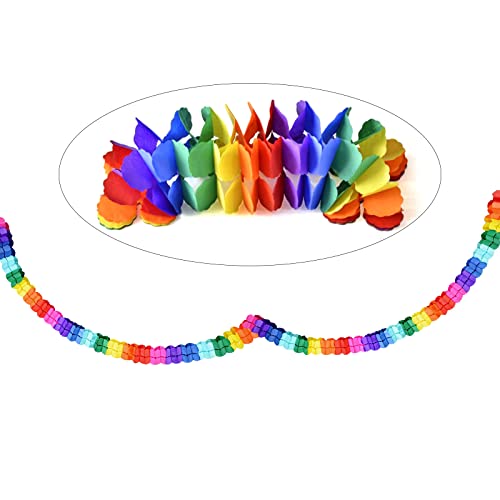 2 StüCk Papiergirlanden Geburtstagsgirlande Karneval Deko Geburtstags Party Girlande Cover