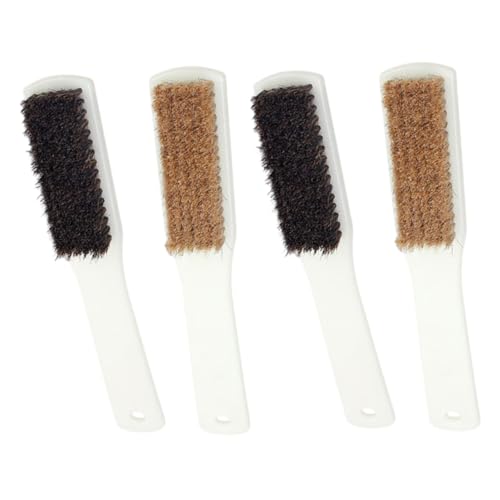 BELLIFFY Climbing Brush for Holds 4 Pcs Walnut Stone Cleaning Brush Sturdy Handle Bouldering Tool