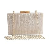 Modisches Design: Diese Abendtasche hat klare Linien und ist ein unverzichtbares Accessoire in jeder Damengarderobe. Es kann perfekt zu Ihrer Kleidung passen. Das einfache und exquisite Erscheinungsbild unterstreicht Ihr edles Temperament. Der stilvolle und elegante Designstil zeigt perfekt, dass Ihre Persönlichkeit Sie mit der Zeit in Mode bringen wird.