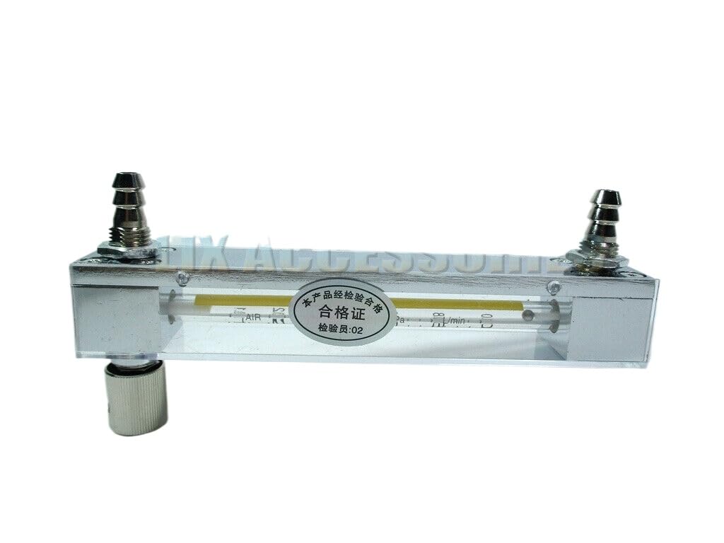 LZB -3WB, glass rotameter flow meter with control valve for water/air/gas/ (Liquid 1.6-16mL/min)