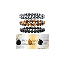 Tiger Eye+Black Obsidian+Hematite-Protection