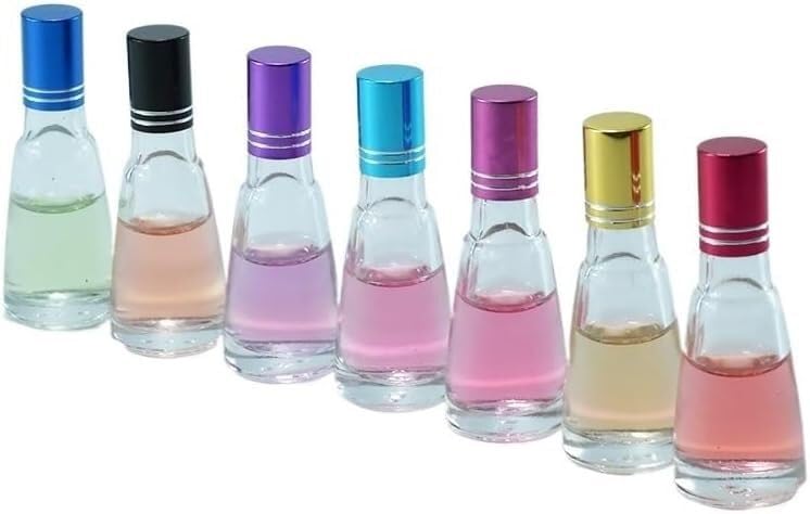 Mini butelki podróżne na perfumy, atomizer do perfum 6 SZTUK/ZESTAW 14 ML butelki z atomizerem do perfum szklane perfumy w sprayu pusta butelka/kolor losowo wielokrotnego napełniania