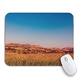 Mauspad Wichita Mountains Wildlife Refuge Im Südwesten Oklahomas Bei Sonnenuntergang Office Mauspad Weiches Vernähte Kanten Tischunterlage, Für Arbeitsstudium, Homeoffice, 25 x 30cm