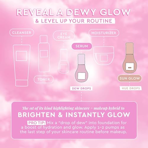 Image of Glow Recipe Glass Skin Essential Korean Skincare Kit - Includes Niacinamide Dew Drops Face Serum & PHA + BHA Face Toner - Travel Size Watermelon-Powered Hydrating Serum & Pore Minimizer (2 Count)