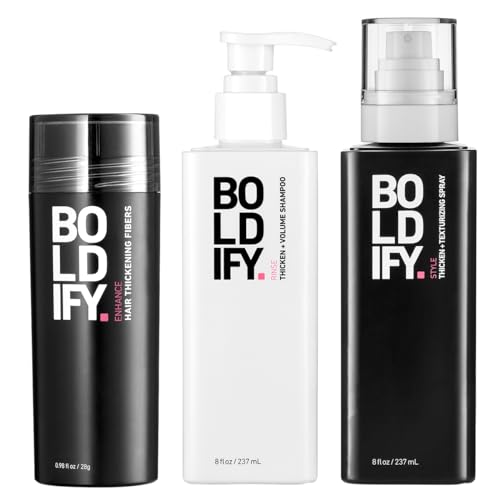 Combo Boldify: Spray, Fibras y Shampoo para Cabello miniatura 1
