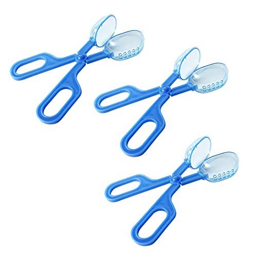 Image of Ximimark 3 pcs Classic Aquarium Litter Blue Clear Reptile Poop Clamp Tool Kit New