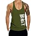 InleaderAesthetics Men's Gym Cotton Beast Muscle Stringer Vest