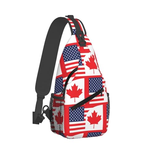 Sac de poitrine Canada-USA pliable pour les loisirs et excursions