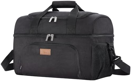 Lifewit Große Kühltasche 30L 48 Dosen, Isolierte Kühlbox, Cooler Bag | auslaufsicher, wasserdicht, Faltbar, Leichte, Tragbar Lunchasche, Doppellagig für Picknick, Strand, Arbeit, R
