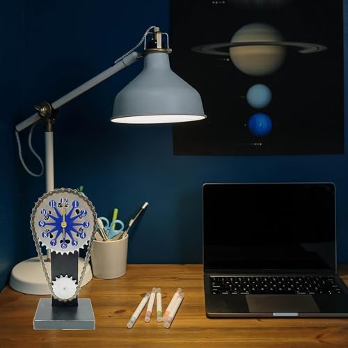 Reloj de engranajes móviles con acabado vintage premium 6