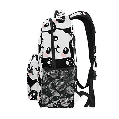 Qilmy Mochila Panda para crianças, meninas, meninos, escola, estudantes, mochila para laptop, mochil