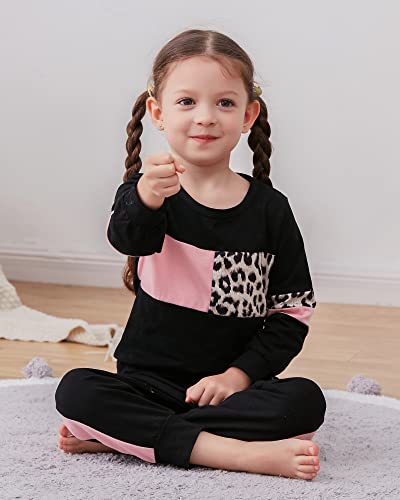 WESIDOM Baby Girl Clothes Sets, 2pcs Autumn Long Sleeve Clothes Outfits Toddler Girl Sweater Sets - Thumbnail 4