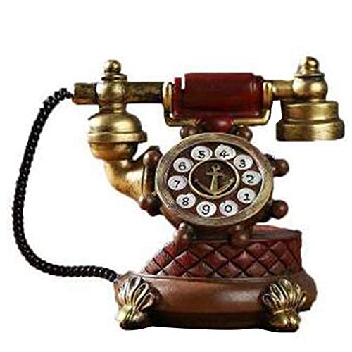 Vintage Buch Telefon Sparschwein Home Decor Ornamente Retro Möbel Figuren Telefon Miniaturen Home Decoration Handwerk Geschenke Rot