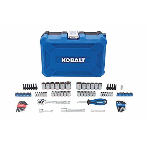 Kobalt 92Piece Standard (SAE) and Metric Polished Chrome Mechanics