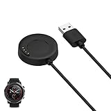 USB Cargador Amazfit Compatible con Amazfit Stratos 3 A1928 Smart Watch, Reemplazo Base de Carga del Cargador USB,Reloj Inteligente Amazfit Stratos Accesorios (Negro)