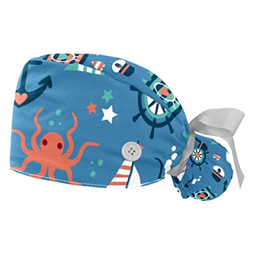 Bonnet turban anti transpiration avec bouton pour éviter les douleurs d'oreilles