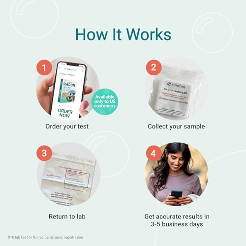 empowerDX Radon Test Kit, EPA Listed, NPPR Certified, Check Radon Gas Levels in Your Home, Results Within 3-5 Days - Image 4