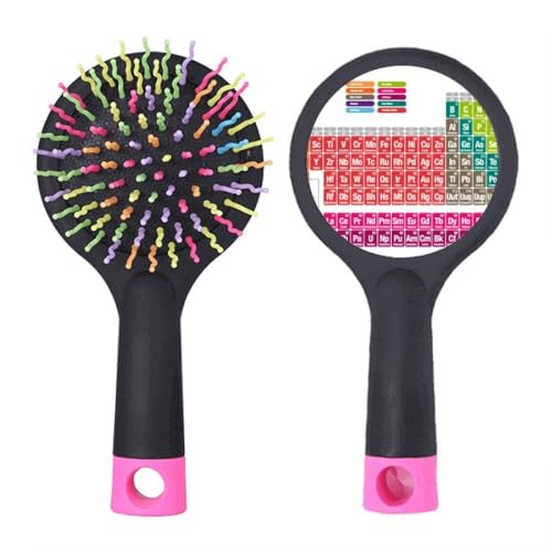 Brosse à cheveux démêlante base coussin Tableau Périodique pour cheveux épais sans tiraillement