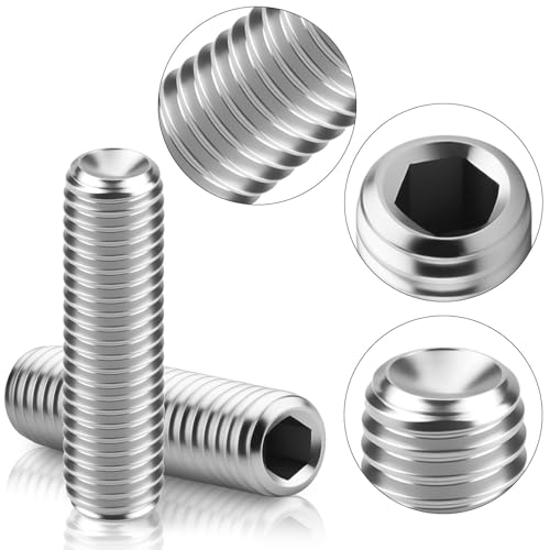 Miniatura 3 de Txxatx Tornillos Prisioneros M3 X 3 Mm, Hexágono Interior, 15 Unidades, Tornillos Prisioneros 304 De Acero Inoxidable M3 Para Cojinetes, Tiradores De Puertas, Lámparas, Botones Y Otras Piezas