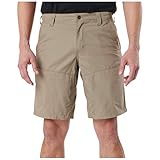 5.11 Tactical Men's Terrain Shorts, Full Running Gusset, Cotton Twill, Walking Length, Style 73341