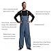 NAVIS MARINE Men's Waterproof Workwear Bib Overalls - Heavy Duty Stretchable Rain Bibs for Fishing & Outdoor Work(Navy,X-Large)