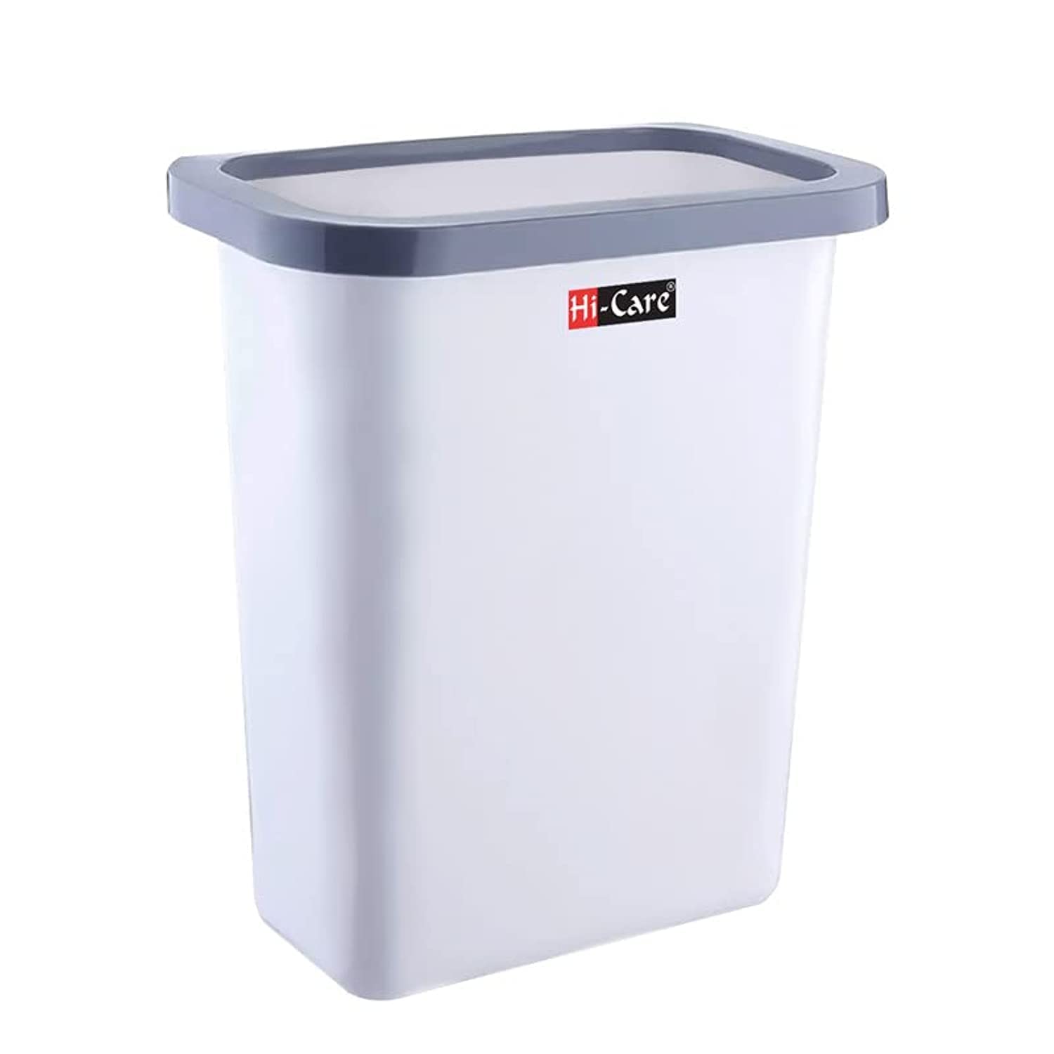 Hi-Care Plastic Back Hanging Trash Box Storage 6L for waste bin Kitchen Organizer Trash Can Kitchen Cabinet Door Hanging Basket Ideal for Cars, Bedside and Kitchen