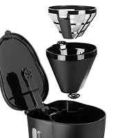 Tristar Kaffeemaschine, 6 Tassen Kapazität, 600W, Warmhaltefunktion, Automatische Abschaltung, Permanentfilter, Anti-Tropf-System, Kompakt und Tragbar, Leicht zu Reinigen, CM-1246 – Ansicht 4