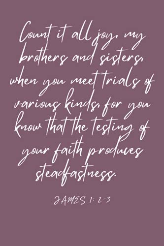 James 1:2-3 Journal