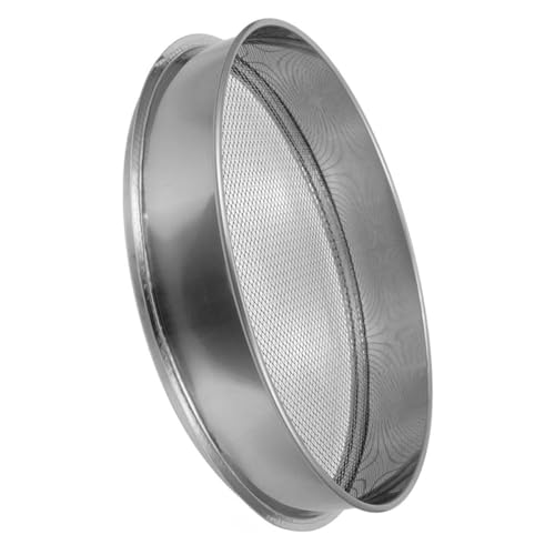 SUPVOX Setaccio in Acciaio Inossidabile Per Terreno Da Giardino Setaccio Metallico Rotondo Diametro 30 Cm Per Separazione Efficiente Di Terra e Compost Attrezzo Giardinaggio Multifunzionale