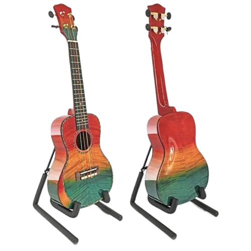 23 インチウクレレ GlossOnly トップ無垢材ウクレレミニ小型ギター 4 弦電気ウクインストールピックアップ EQ ウクレレセット(3)